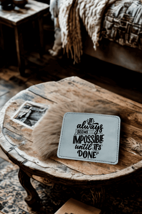 Porte-cartes personnalisé en cuir – 2 inserts, fabrication artisanale